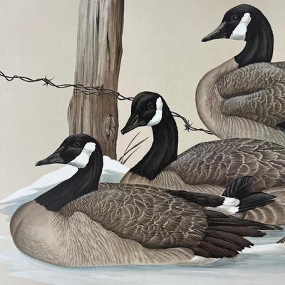 Waterfowl Geese Print Signed/Numbered Art Lamay - Maryland Artist