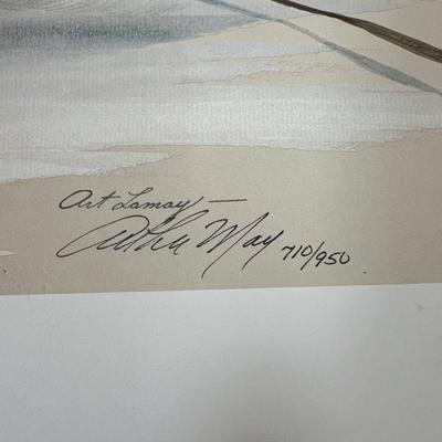 Waterfowl Geese Print Signed/Numbered Art Lamay - Maryland Artist