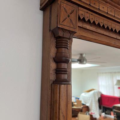 Large Antique Mirror