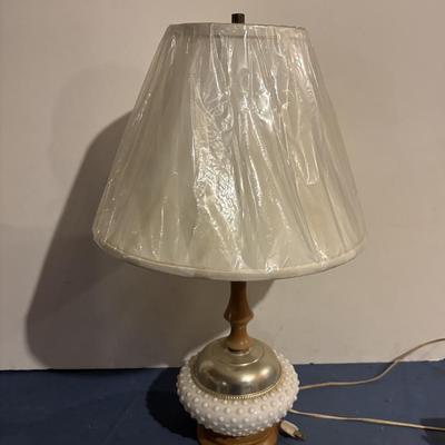 Vintage Hobnail Table Lamp