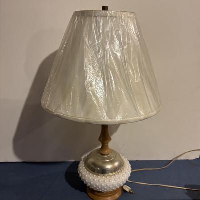 Vintage Hobnail Table Lamp