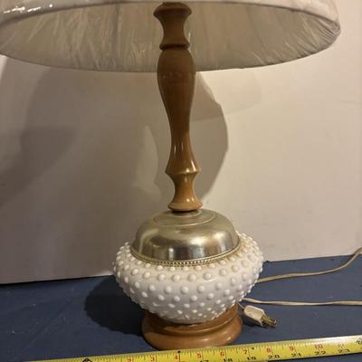 Vintage Hobnail Table Lamp