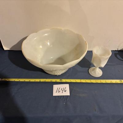 Milk Glass Lot