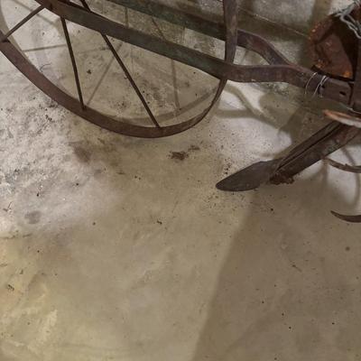 Vintage Walk Behind Cultivator