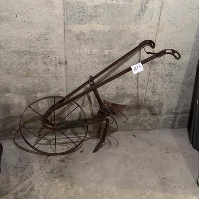 Vintage Walk Behind Cultivator