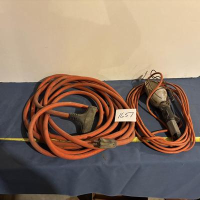 Extension Cord and Drop Light