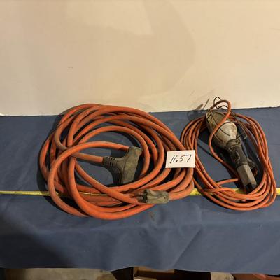 Extension Cord and Drop Light