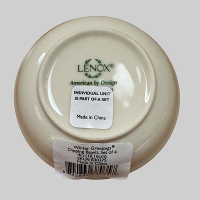 LENOX Winter Greetings Dip Bowl Set of 4