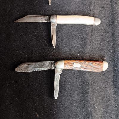 CATTARAUGUS AND 2 OTHER POCKET KNIVES