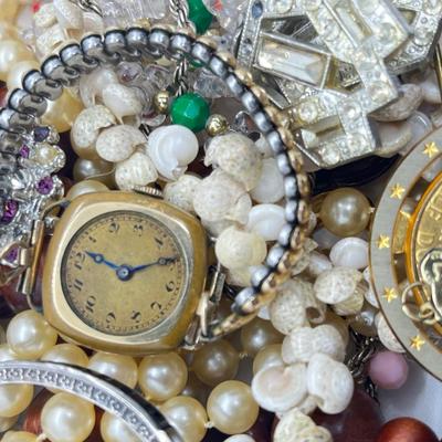 LOT 280J: Misc. Costume jewelry and Craft/Repair Lot