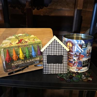 LOT 285: Crafting & More Supplies w/Shelf