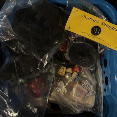 LOT 285: Crafting & More Supplies w/Shelf