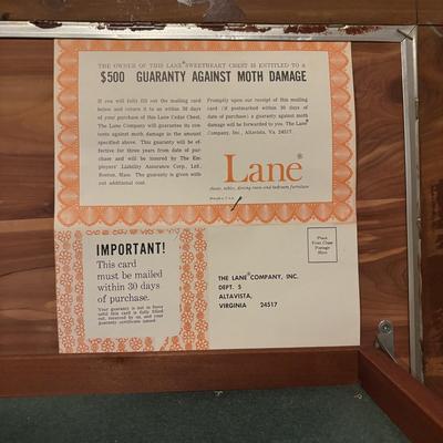LOT 286: Vintage Lane Cedar Chest