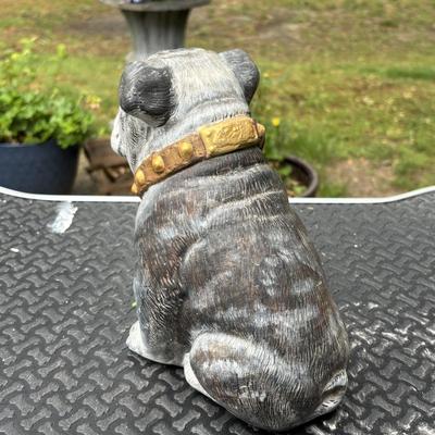 LOT 288: Wallace Berrie Scottie Dog Planter & Bulldog Sculptures