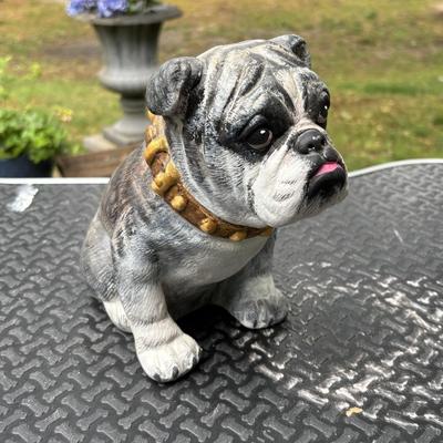 LOT 288: Wallace Berrie Scottie Dog Planter & Bulldog Sculptures