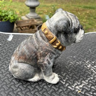 LOT 288: Wallace Berrie Scottie Dog Planter & Bulldog Sculptures
