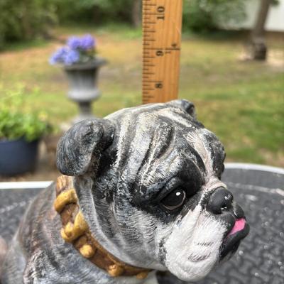 LOT 288: Wallace Berrie Scottie Dog Planter & Bulldog Sculptures