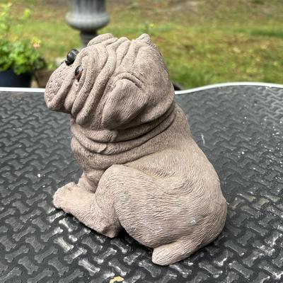 LOT 288: Wallace Berrie Scottie Dog Planter & Bulldog Sculptures