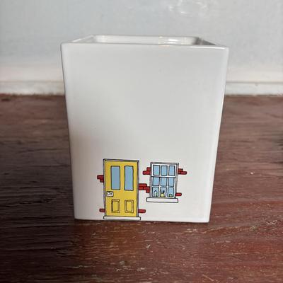 LOT 292: Vintage Wade Village Stores Canisters (7.5"), Made in England