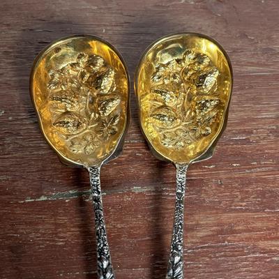 LOT 295: Godinger, Imperial 24k Gold Electro Plate and Cambridge Tracy Stainless Gold-Plated Flatware