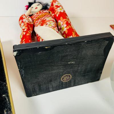 LOT 302: Japanese Collection Including Banks, Dolls, Furry Panda and More
