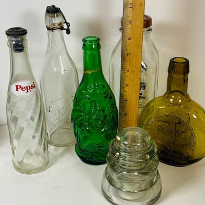 LOT 303: Assortment of Bottles Including Vintag Pepsi, Clevenger Bros and More