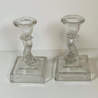 LOT 304: Buddha Mask and Kamokura Incense Burner, Glass Fish Candle Holder and Pedestal
