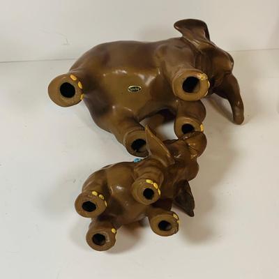 LOT 305: Collection of Elephant Figurines and More