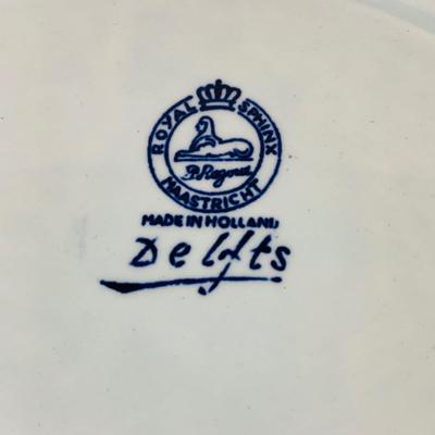 LOT 327: Set of Two (2) Large Delfts Platters