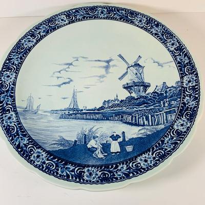 LOT 327: Set of Two (2) Large Delfts Platters