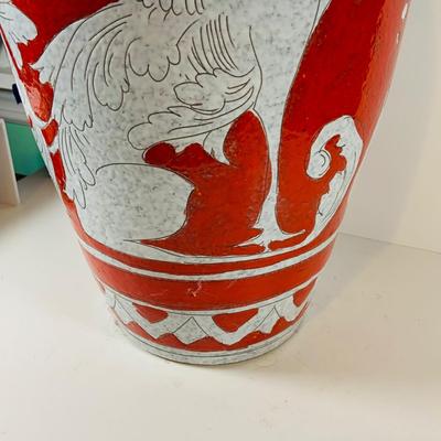 LOT 329: Large Italian Floor Vase