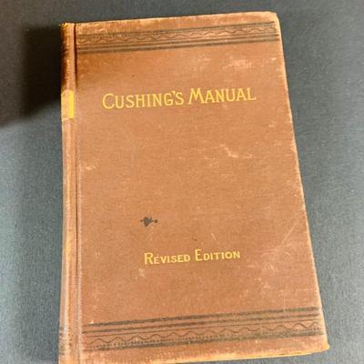 LOT 332 Vintage Books Indulding the Holy Bible in a Wood Box, The Life of Rev. John Fox and Cushing's Manual