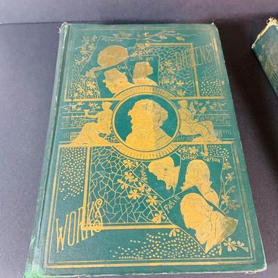 LOT 333: Works of Charles Dickes Two Volumes