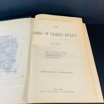 LOT 333: Works of Charles Dickes Two Volumes