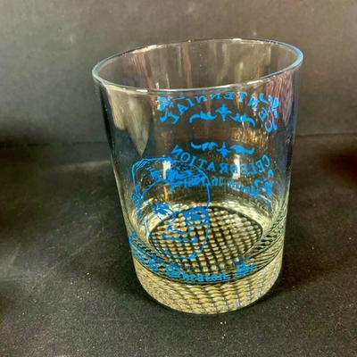 LOT335: Glassboro State Glasses, Wheaton Glass, Longaberger Basket, Table Linens Mini Coke Bottles and More