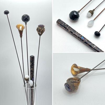LOT 338: Vintage / Antique Hat Pin Collection