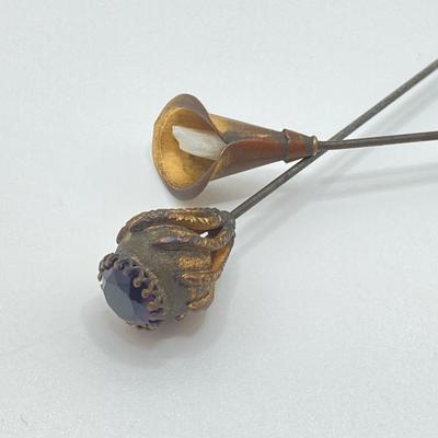 LOT 338: Vintage / Antique Hat Pin Collection