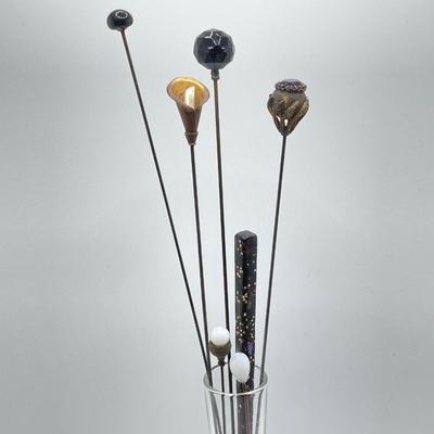 LOT 338: Vintage / Antique Hat Pin Collection