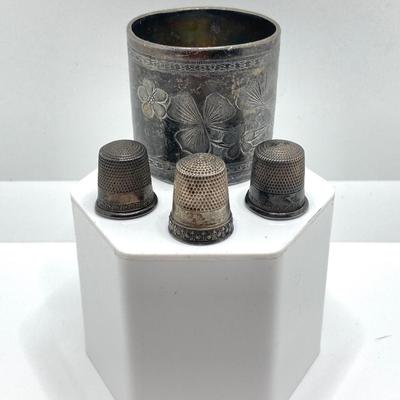 LOT 356: Ireland Themed Collection - Guinness Ice Buckets, Book, Miniature Bells, Thimbles (Sterling Included) and More
