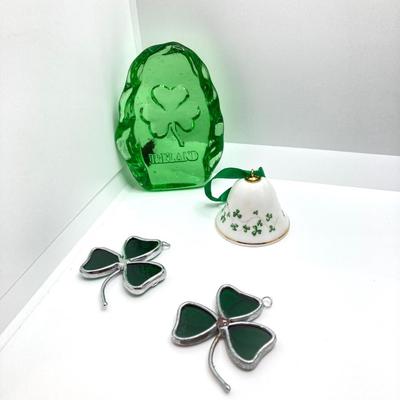 LOT 356: Ireland Themed Collection - Guinness Ice Buckets, Book, Miniature Bells, Thimbles (Sterling Included) and More