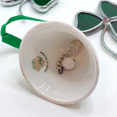 LOT 356: Ireland Themed Collection - Guinness Ice Buckets, Book, Miniature Bells, Thimbles (Sterling Included) and More