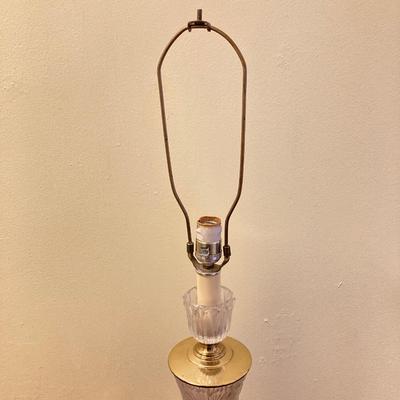 LOT 357: Pair of Brass Table Lamps