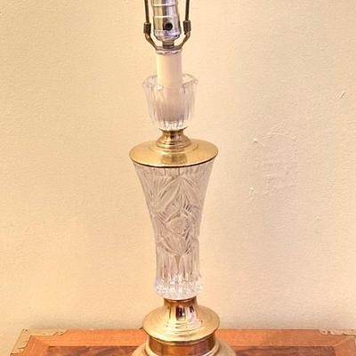 LOT 357: Pair of Brass Table Lamps