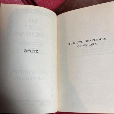 LOT 358: The Aldus Shakespeare Collection (22 volumes)