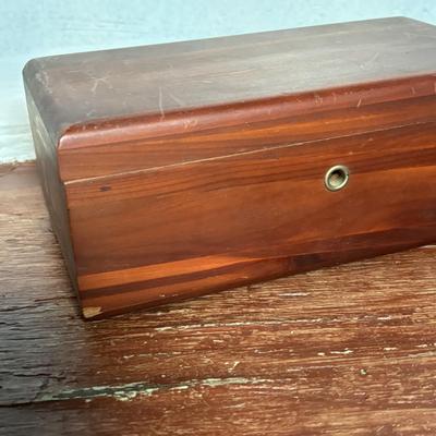 LOT 360: Edinburg Crystal Golf Sculpture, Framed & Signed Print of Midtnes Hotel, Norway, Painted, Lane Cedar Memory Box, Handblown...
