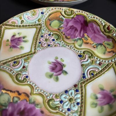 LOT 362: Unmarked Moriage China Tea Set