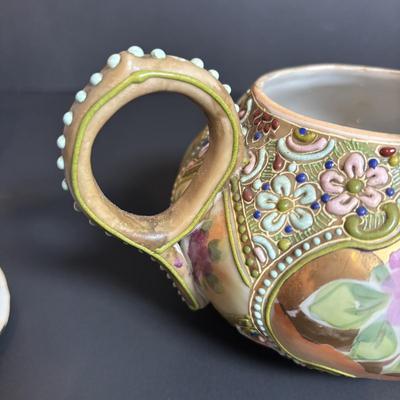 LOT 362: Unmarked Moriage China Tea Set