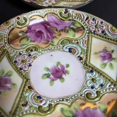 LOT 362: Unmarked Moriage China Tea Set