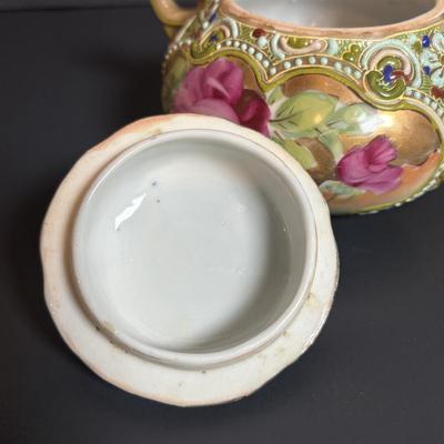 LOT 362: Unmarked Moriage China Tea Set