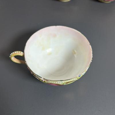LOT 362: Unmarked Moriage China Tea Set